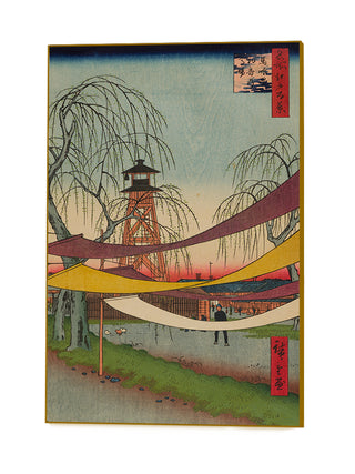 Hatsune Riding Grounds, Bakuro-cho, No. 6 Art Block by Utagawa Hiroshige