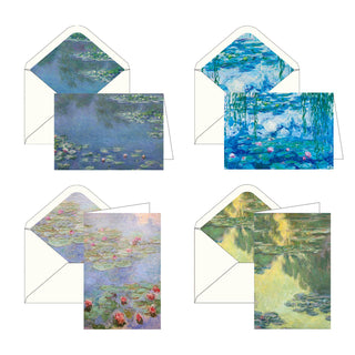 Monet Water Lilies Box of 16 Cards & Envelopes