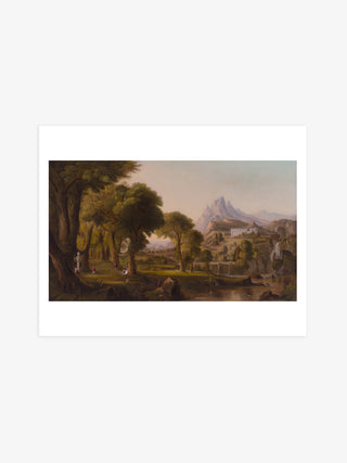 Copy after Thomas Cole's Dream of Arcadia Print by Robert Seldon Duncanson