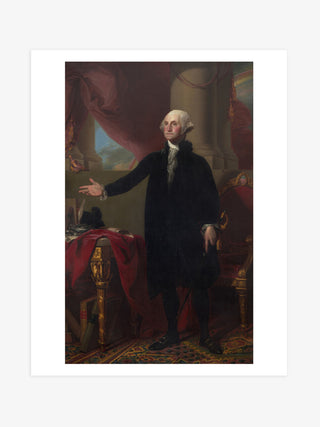 George Washington Print by Gilbert Stuart