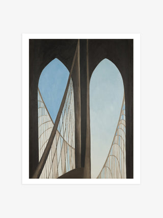 Brooklyn Bridge Print by Georgia O'Keeffe