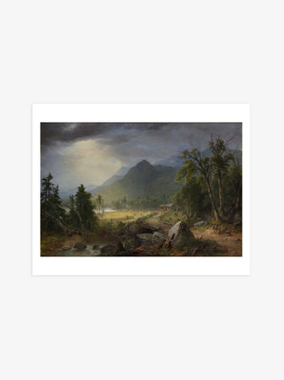 First Harvest in the Wilderness Print by Asher B. Durand