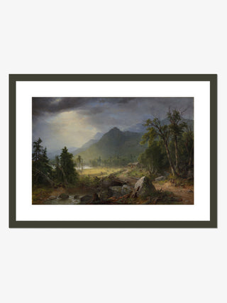 First Harvest in the Wilderness Print by Asher B. Durand