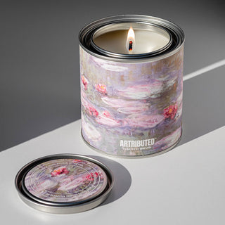 Monet Water Lilies Soy Wax Candle