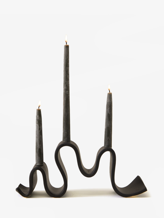 Wyat Candelabra, Black