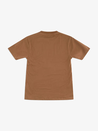 Solid Gold Crane Tee, Brown