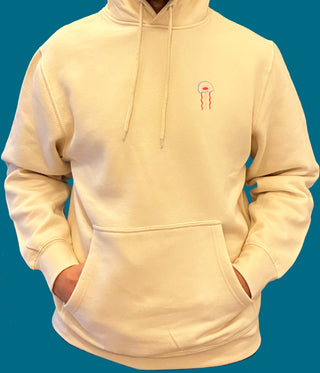 Oliver Jeffers 'Life at Sea' Jellyfish Hoodie, Natural