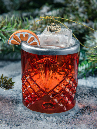 Negroni Cocktail Ornament