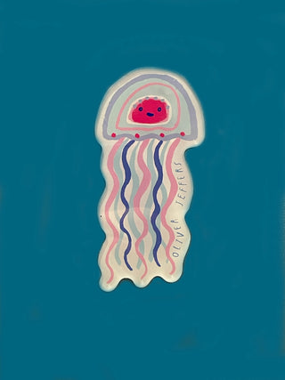 Oliver Jeffers 'Life at Sea' Jellyfish Magnet