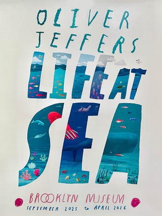 Oliver Jeffers 'Life at Sea' Poster, Logo