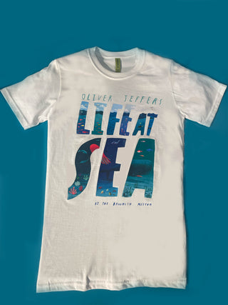 Oliver Jeffers 'Life at Sea' Logo Tee, White