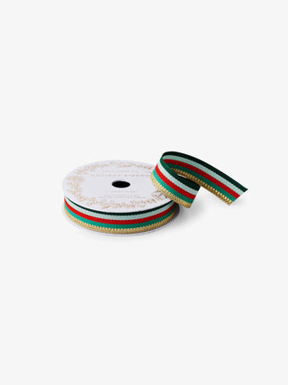 Holiday Stripe Grosgrain Ribbon