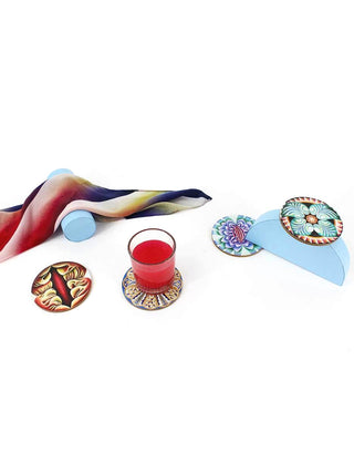 Set of Four Coasters by Judy Chicago