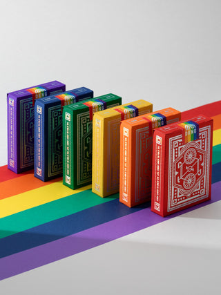 DKNG Rainbow Wheels Playing Cards