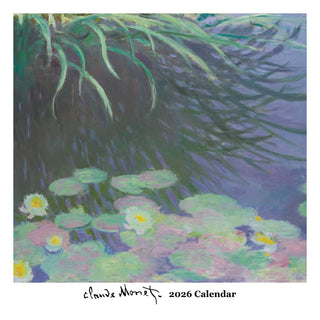 Claude Monet Wall Calendar 2026 - 12x12"