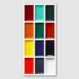 Nakagawa Kyoto Gansai Pigment Japanese Watercolor Set 12 Colors