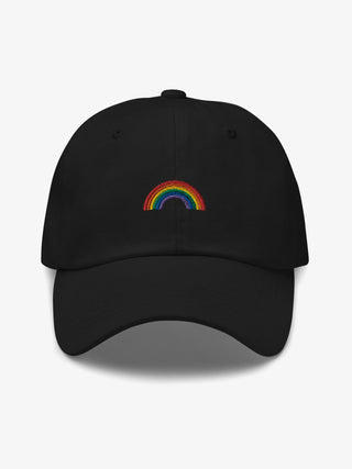 The Classic Rainbow Hat - Black