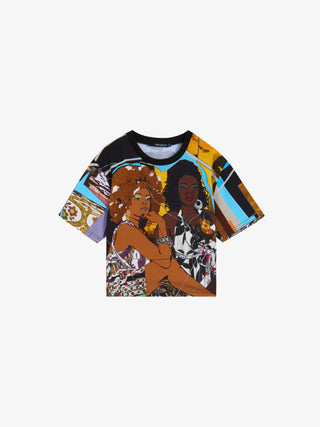 Trois Femme Noir All-Over Print T-Shirt, Mickalene Thomas