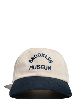 Collegiate Baseball Hat, Navy Cream