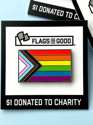 Progress Pride Flag Enamel Pin