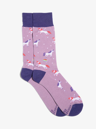 Socks that Save LGBTQ Lives, Purple Unicorns