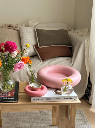 Chunky Wood Bowl, Pink Pine